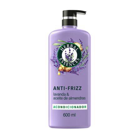 Acondicionador Herbal Essences Anti-Frizz lavanda & Aceite de Almendras 600 ml