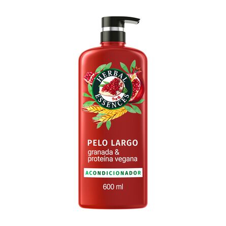 Acondicionador Herbal Essences Pelo largo Granada & Proteína Vegana 600 ml
