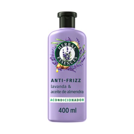 Acondicionador Herbal Essences Anti-Frizz lavanda & Aceite de Almendras 400 ml
