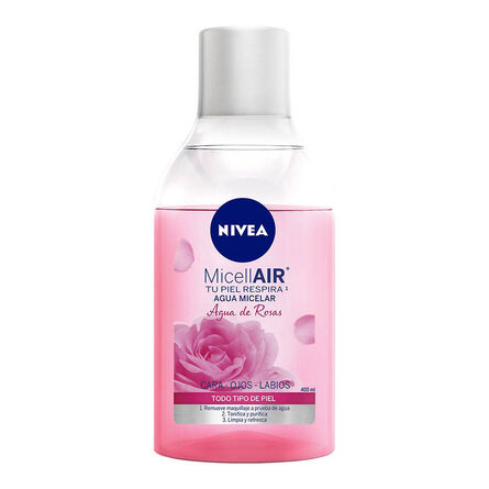 Agua micelar desmaquillante NIVEA Agua de Rosas todo tipo de piel 400 ml