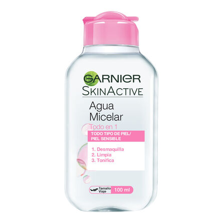Agua micelar Garnier SkinActive todo en 1 100 ml