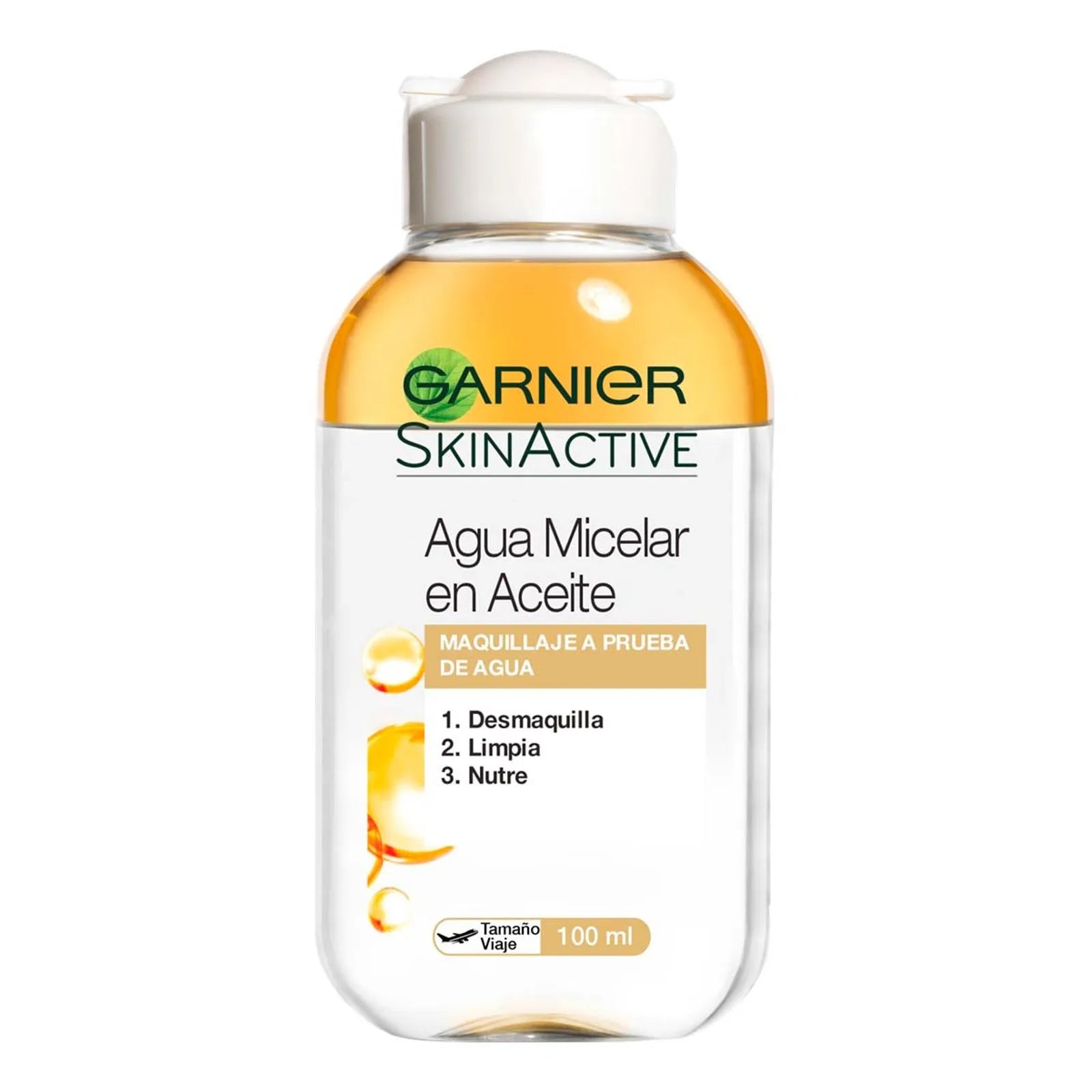 Agua micelar Garnier skin active en aceite 100 ml