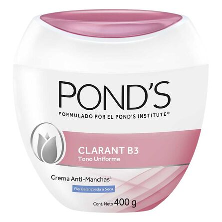 Crema facial Pond's Clarant B3 anti-manchas piel balanceada a seca 400 gr