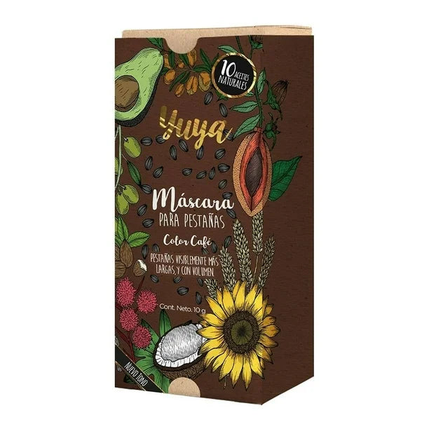 Máscara para pestañas Yuya Republic Cosmetics 10 aceites esenciales 10 gr