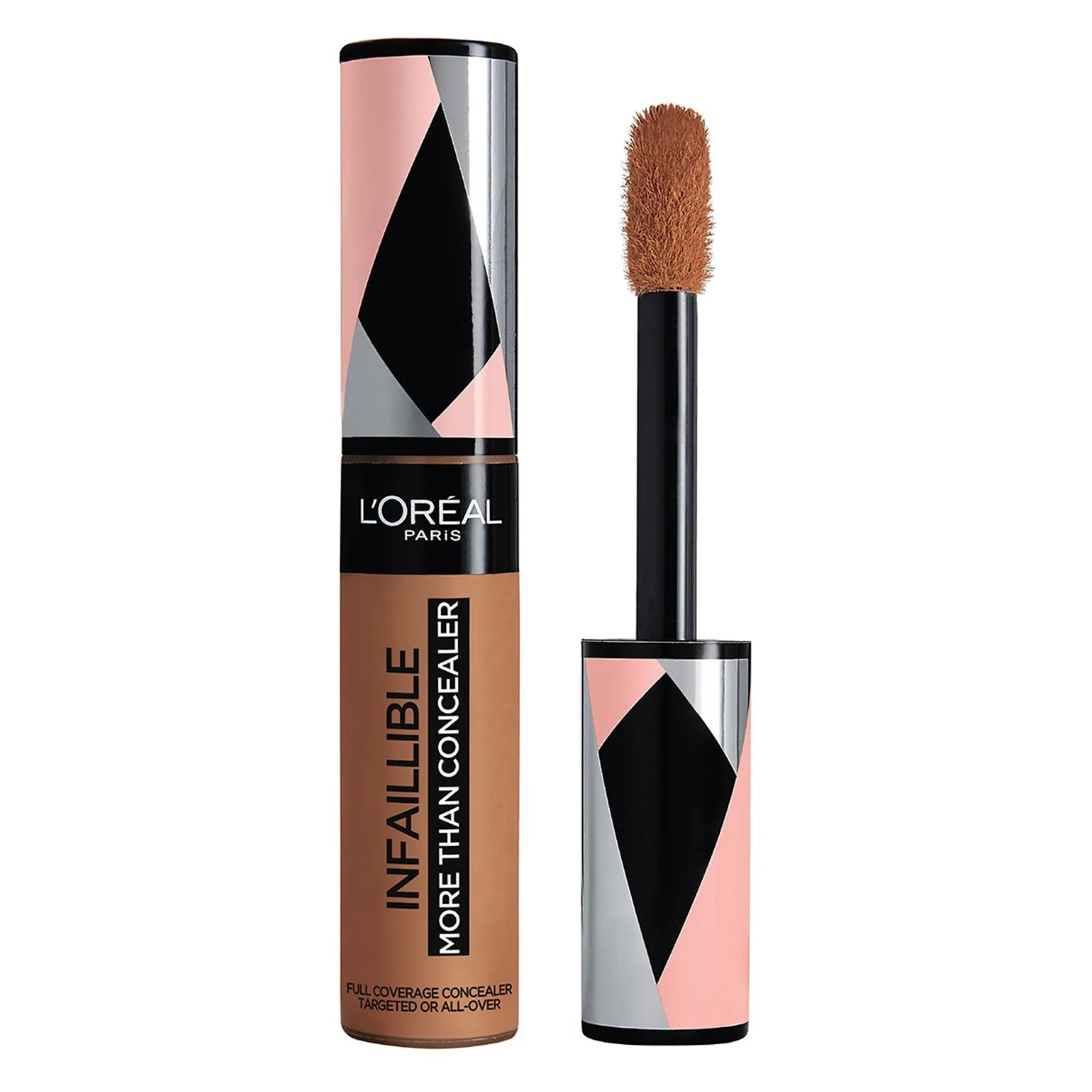 Corrector líquido L'Oréal Infallible 24h more than concealer 338 honey 14.4 ml