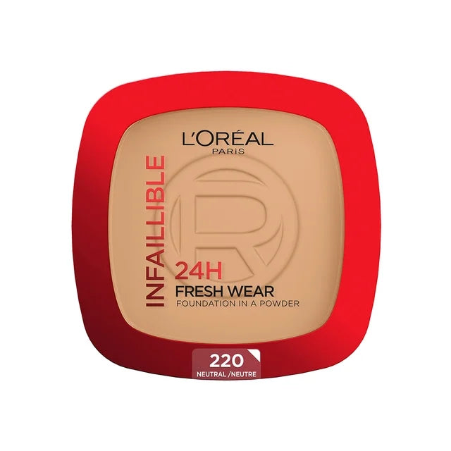 Base de maquillaje en polvo L'Oréal Infallible 24h fresh wear 220 sand sable 9 gr