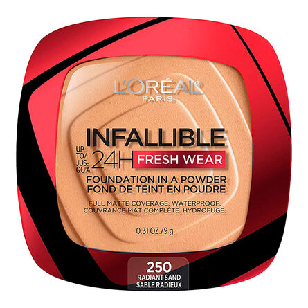 Base de maquillaje en polvo L'Oréal Infallible 24h fresh wear 250 radiant sand 9 gr