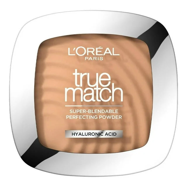 Maquillaje en polvo compacto L'Oréal True Match con ácido hialurónico golden beige 3.D/3.W 9 gr