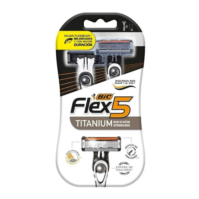 Rastrillo Bic Flex 5 2 pz
