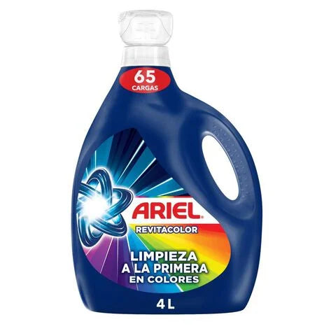 Detergente Líquido Ariel Revitacolor 4 L