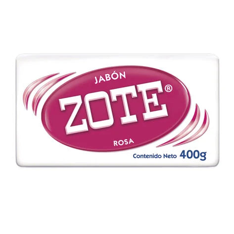 Jabón en Barra Zote Rosa 400 gr