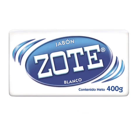 Jabón en Barra Zote Blanco 400 gr