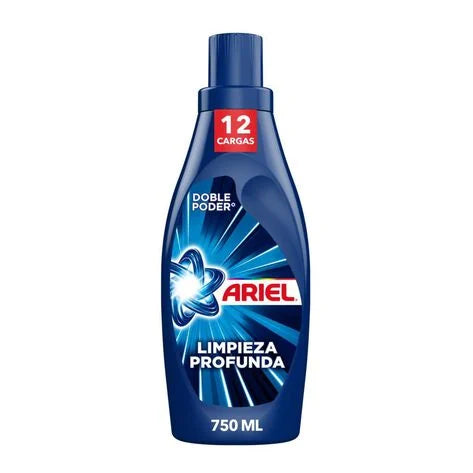 Detergente Líquido Ariel Limpieza Profunda 750 ml