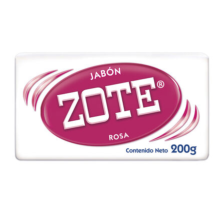 Jabón en Barra Zote Rosa 200 gr