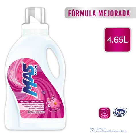 Detergente líquido Mas Renueva y florece 4.65 Lt