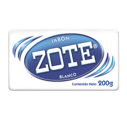 Jabón en Barra Zote Blanco 200 gr