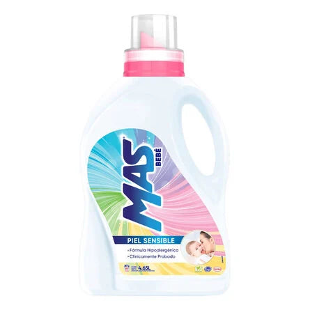 Detergente Líquido para Ropa de Bebé MAS 4.65 L