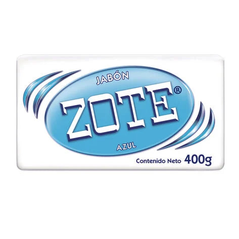Jabón en Barra Zote Azul 400 gr