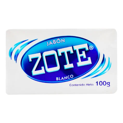 Jabón en Barra Zote Blanco 100 gr