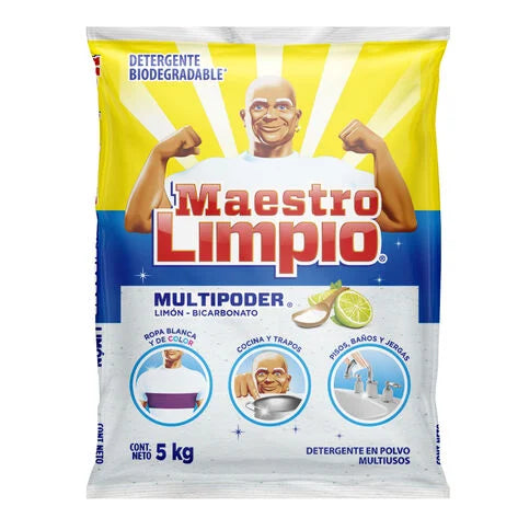 Detergente Multipoder Maestro Limpio 5 Kg
