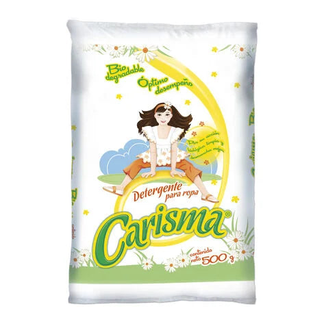 Detergente en Polvo Biodegradable Carisma 500 gr
