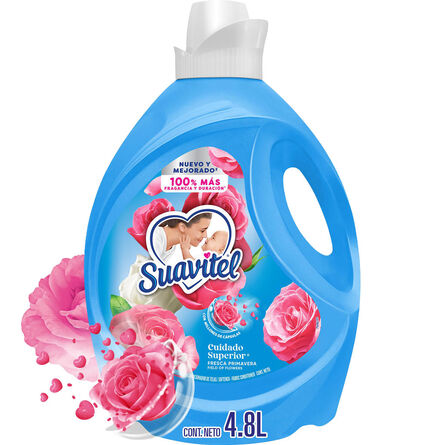 Suavizante de Telas Suavitel Cuidado Superior Fresca Primavera 4.8 L