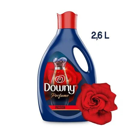 Suavizante Downy Passion, perfume sofisticado toque de frutos rojos, 2.6 L