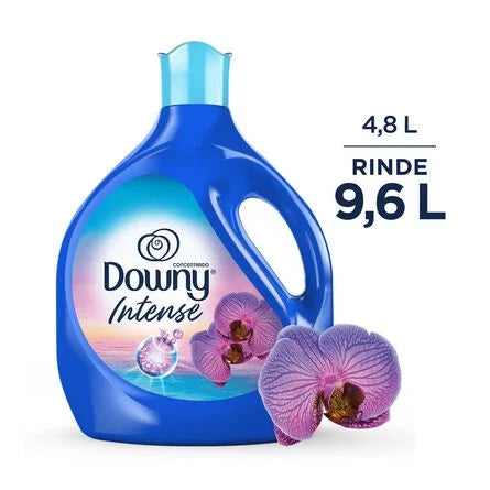 Suavizante de Telas Downy Intense Amanecer, Aroma con Notas Frescas Florales, 4.8 L
