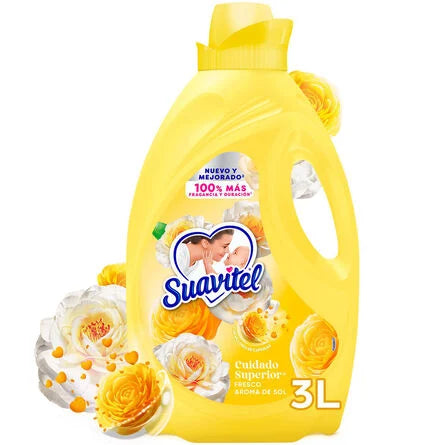 Suavizante de Telas Suavitel Cuidado Superior Aroma de Sol 3 L