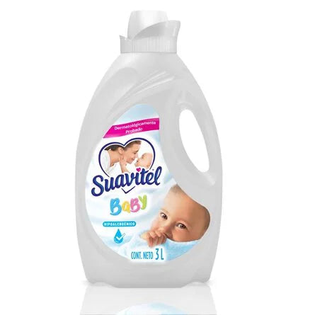 Suavizante de Telas Antibacterial Suavitel Baby para Bebé 3 L