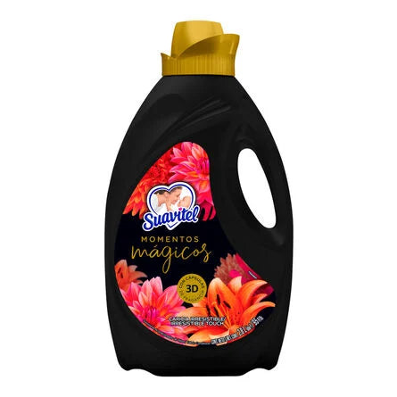 Suavizante de Telas Suavitel Momentos Mágicos Caricia Irresistible 2.8 L con Cápsulas 3D
