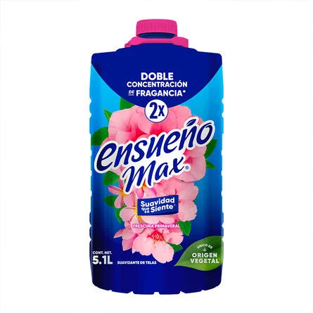Suavizante De Telas Ensueño Max Frescura Primaveral 5.1 L