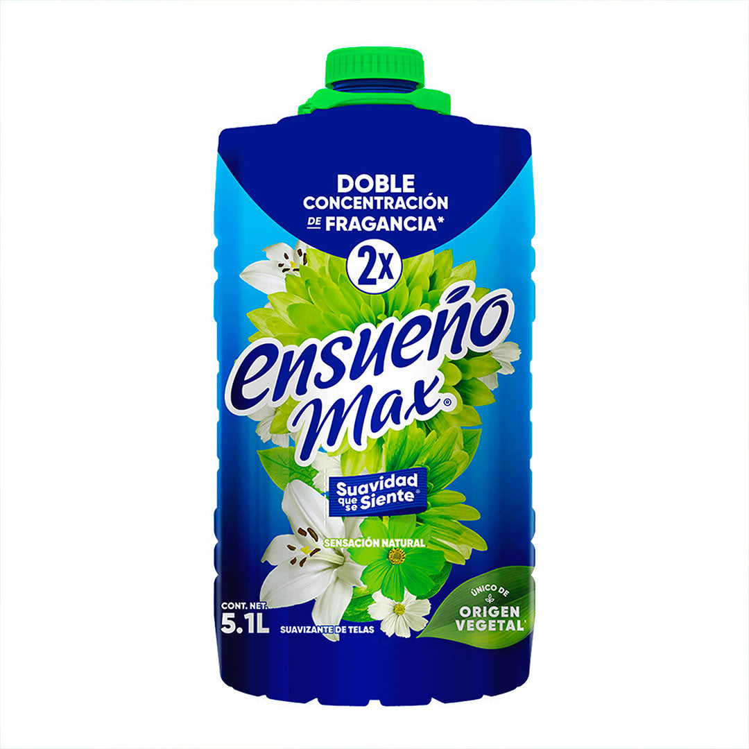 Suavizante De Telas Ensueño Max Sensación Natural 5.1 L