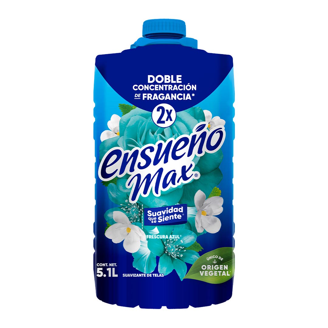 Suavizante De Telas Ensueño Max Frescura Azul 5.1 L