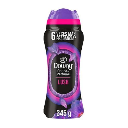 Downy Unstopables Lush Perlas de Perfume, Intensificador de Aromas 345 g/ 12,2 oz