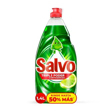 Salvo Limón Lavatrastes Líquido 1.4 Lt