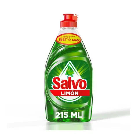 Lavatrastes Líquido Salvo Limón 215 ml