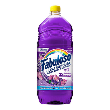 Limpiador Líquido Fabuloso Ultra Frescura Antibacterial Lavanda 2 L
