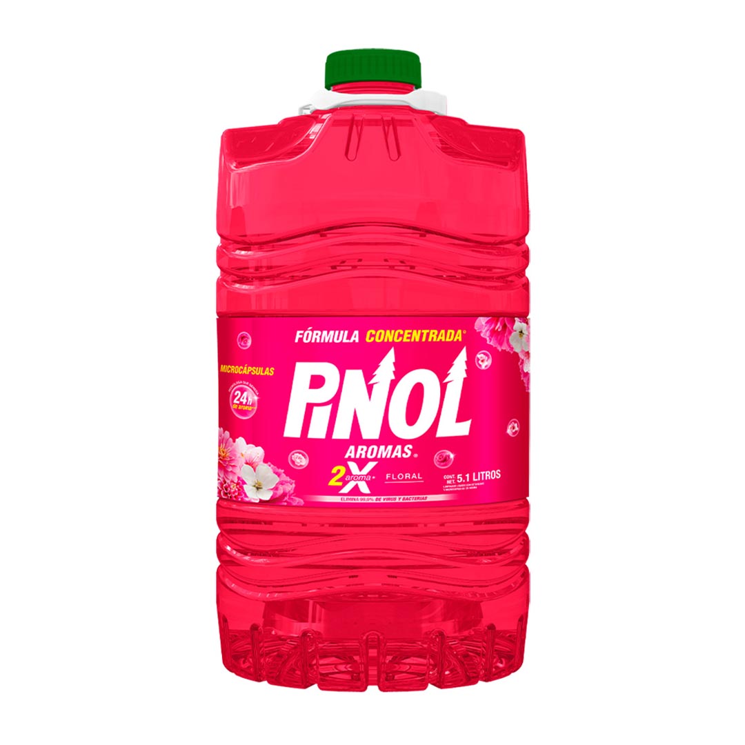 Limpiador Multiusos Pinol Aromas Floral 5.1 L
