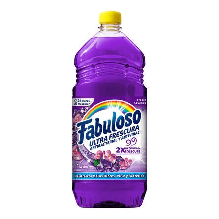 Limpiador Líquido Fabuloso Ultra Frescura Antibacterial Lavanda 1 L