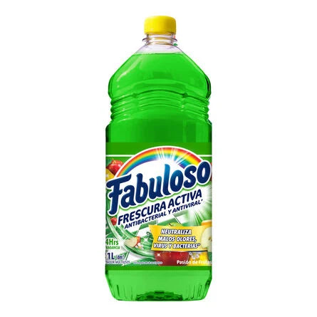 Limpiador Líquido Fabuloso Antibacterial Pasión de Frutas 1 L