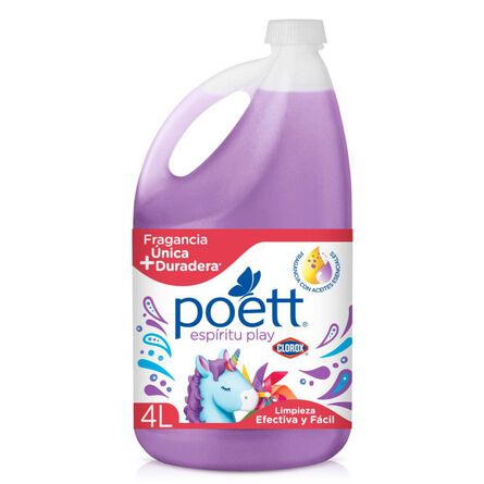 Limpiador Aromatizante Poett Espíritu Play 4 L