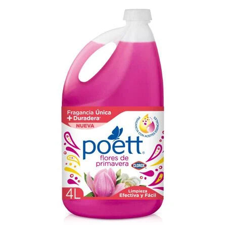 Limpiador Aromatizante Poett Flores de Primavera 4 L