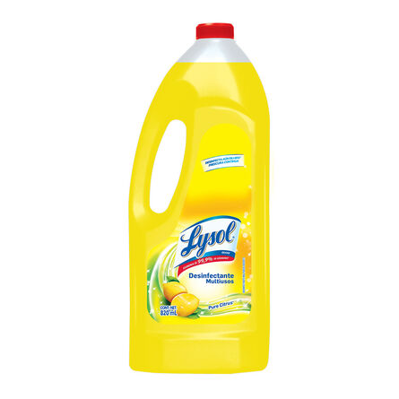 Lysol Limpiador Líquido Desinfectante Multiusos Citrus 820 ml