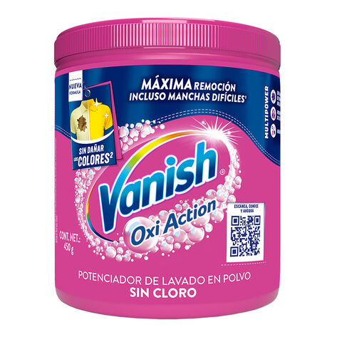 Vanish Quitamanchas en Polvo Multiuso Oxi Action Multipower 450 gr