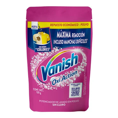 Vanish Quitamanchas en Polvo Multiuso Oxi Action Multipower Repuesto 120 gr