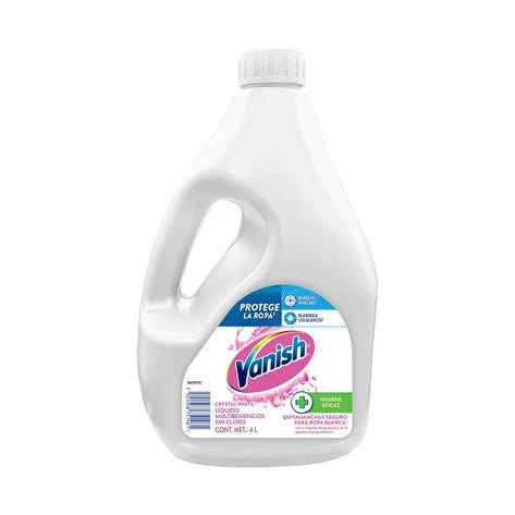 Vanish Quitamanchas en Gel Crystal White para Ropa Blanca 4 L
