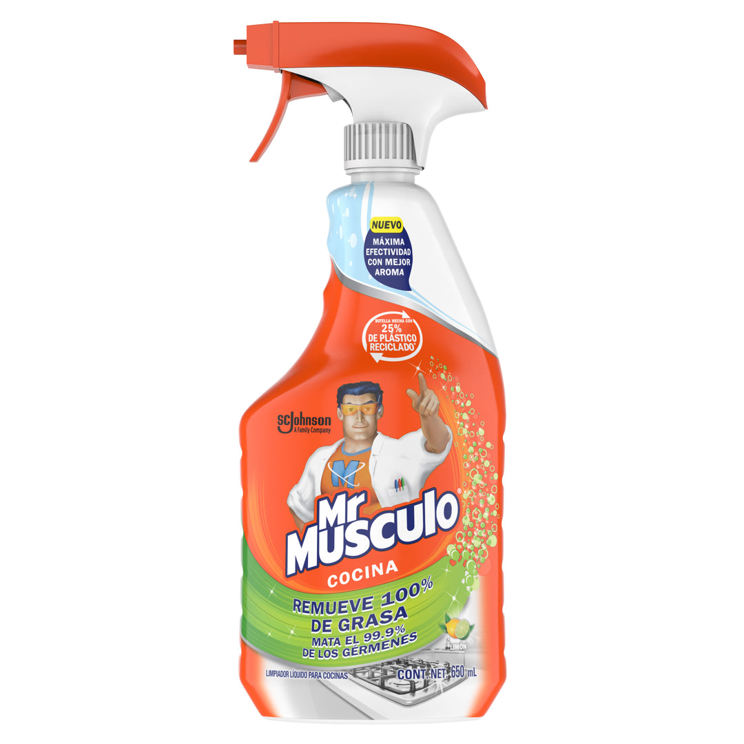 Limpiador Líquido Desengrasante Mr Musculo 650 ml