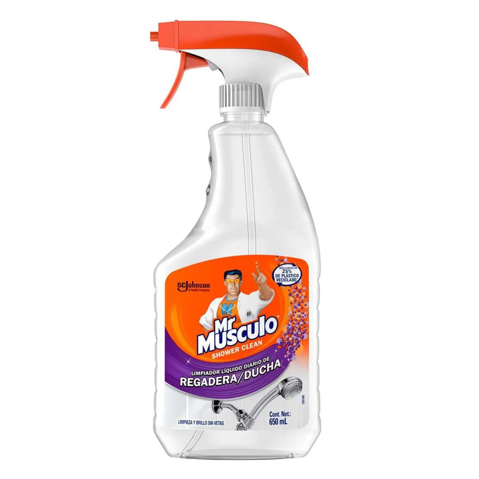 Limpiador Para Baño Líquido Regadera Mr Musculo 650 ml