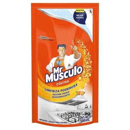 Limpiador para Cocina Mr. Músculo Spray Naranja 500 ml